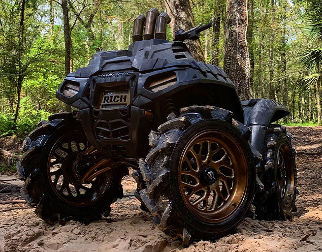 RTZ's 2018 Polaris Sportsman 850 Highlifter | Custom Snorkel Risers ...